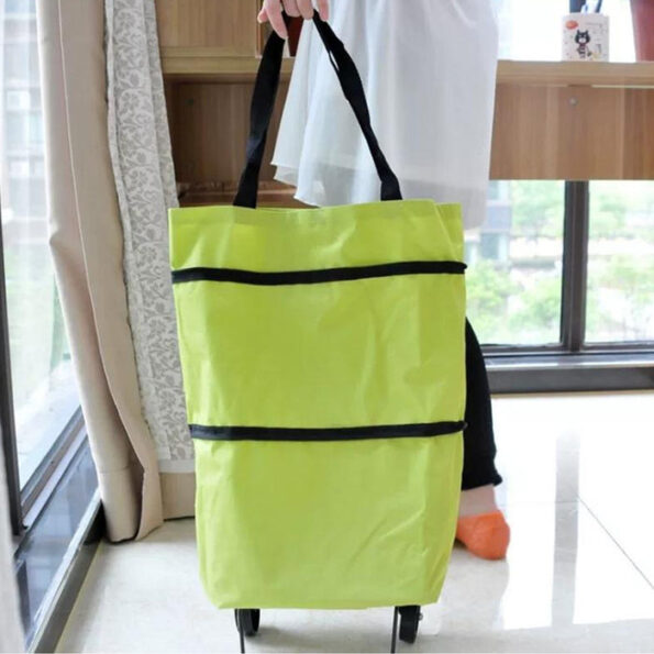 Folding Cart Bags Trolley Shopping Bag For Travel Luggage 1