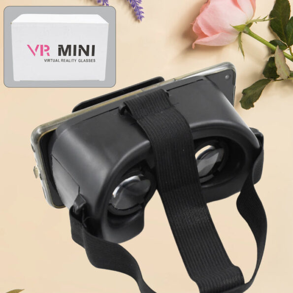 3D VR Glasses Virtual Reality Goggles Headset for All Smartphone VR Goggles-For 3D VR Movies Video Games (1 Pc) 4