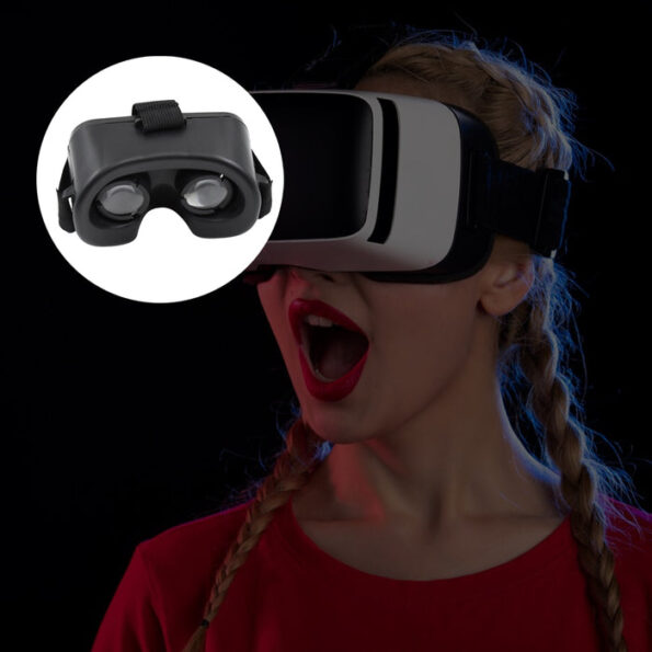 3D VR Glasses Virtual Reality Goggles Headset for All Smartphone VR Goggles-For 3D VR Movies Video Games (1 Pc) 6