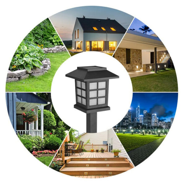Solar Garden Lights, Outdoor Solar Landscape Lights, Waterproof Outdoor Solar Lights Walkway for Patio, Lawn, Yard, and Landscape (Pack of 2) 5
