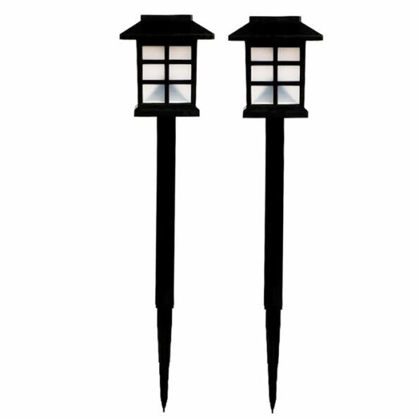 Solar Garden Lights, Outdoor Solar Landscape Lights, Waterproof Outdoor Solar Lights Walkway for Patio, Lawn, Yard, and Landscape (Pack of 2) 4