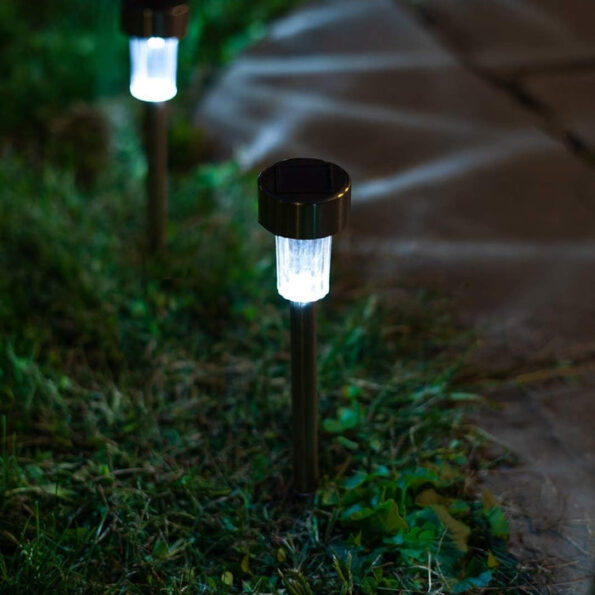 Solar Panel Led Spike Spot Light Landscape Garden Yard Path Lawn Outdors Solar Lamps, Waterproof Outdoor Decorative Landscape Lights for Garden, Patio, Yard, Walkway (MOQ :- 24) 7