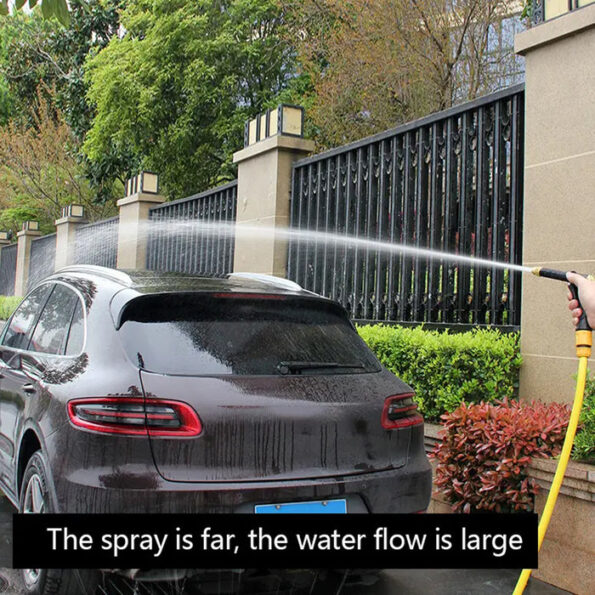 Plastic Body, Metal Trigger & Brass Nozzle Water Spray Gun For Water Pipe | Non-Slip | Comfortable Grip | Multiple Spray Modes | Ideal Pipe Nozzle For Car Wash, Gardening,& Other Uses 4