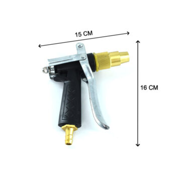 Durable Gold Color Trigger Hose Nozzle Water Lever Spray 1