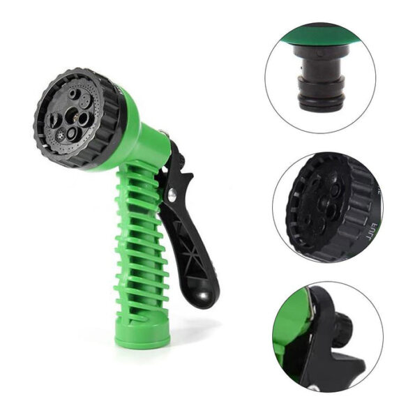 Plastic Garden Hose Nozzle Water Spray Gun Connector Tap Adapter Set 6