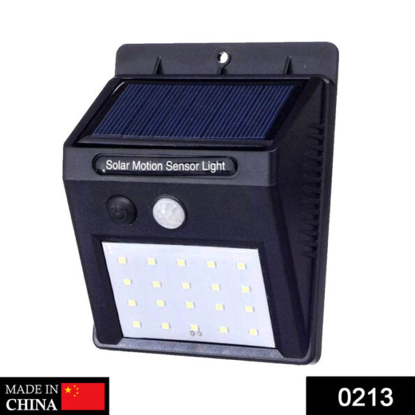 Solar Security LED Night Light for Home Outdoor / Garden Wall (Black) (30-LED Lights) 2