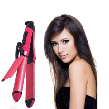 2 in 1 Hair Straightener and Curler Machine For Women | Curl & Straight Hair Iron 1