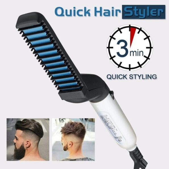 Men’s Beard and Hair Curling Straightener (Modelling Comb) 7