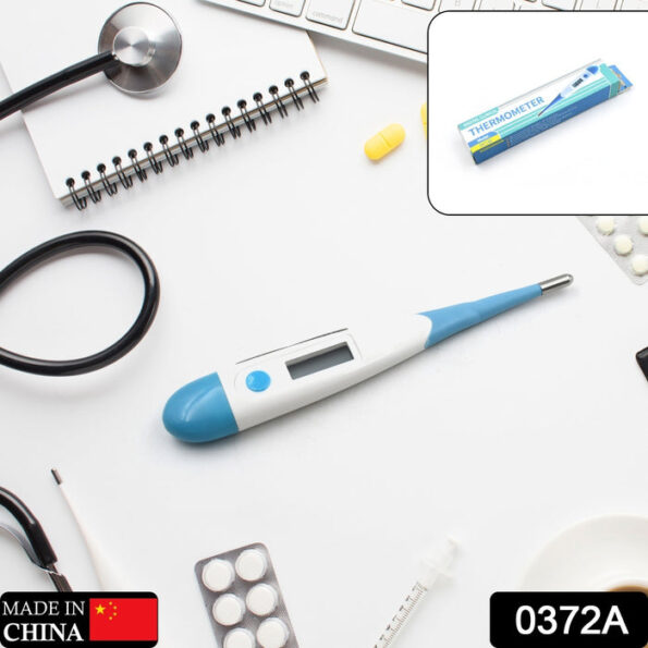Thermometer for Adults, Child With LCD Backlight Display & Thermometer Cover Thermometer for Fever 7
