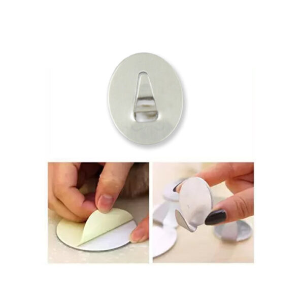 Multipurpose Small Stainless Steel Wall Hanging Hook 36 pc 5