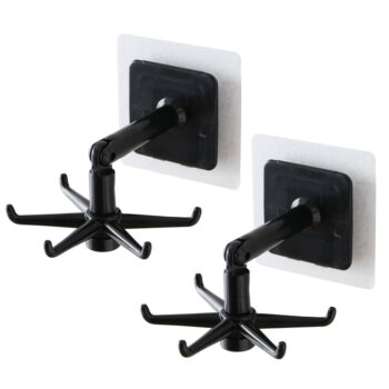 360° rotatable  hooks for hanging (Pack of 2) (Brown Box) 1