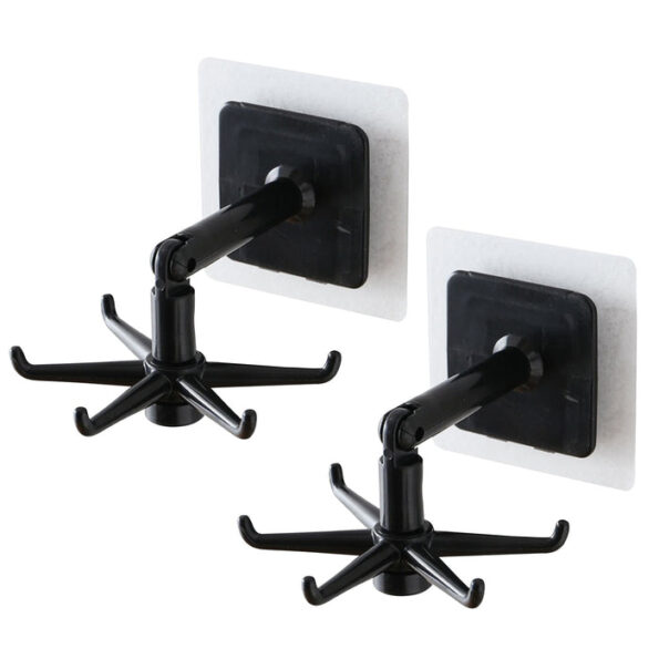 360° rotatable  hooks for hanging (Pack of 2) (Brown Box) 1