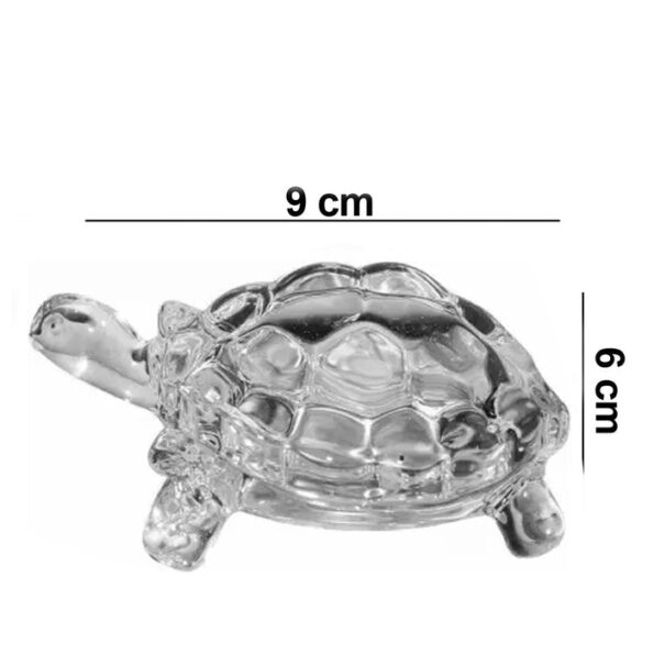 Crystal Glass Turtle-Tortoise for Feng Shui and Vastu 5