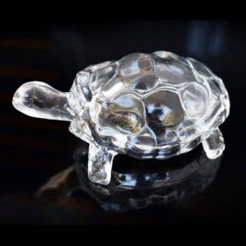 Crystal Glass Turtle-Tortoise for Feng Shui and Vastu 1