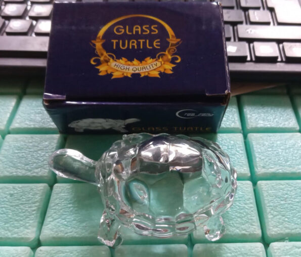 Crystal Glass Turtle-Tortoise for Feng Shui and Vastu 8