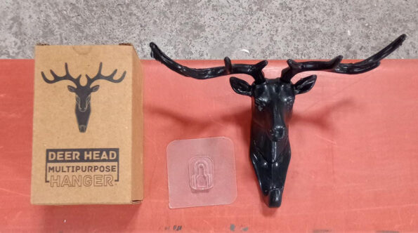 Deer Head Self Adhesive Wall Door Hook Hanger 9