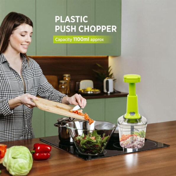 2in1 Press Vegetable Choppers for Kitchen (1100 ML) 6