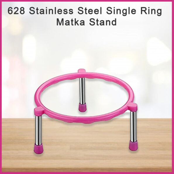 Stainless Steel Single Ring Matka Stand 7