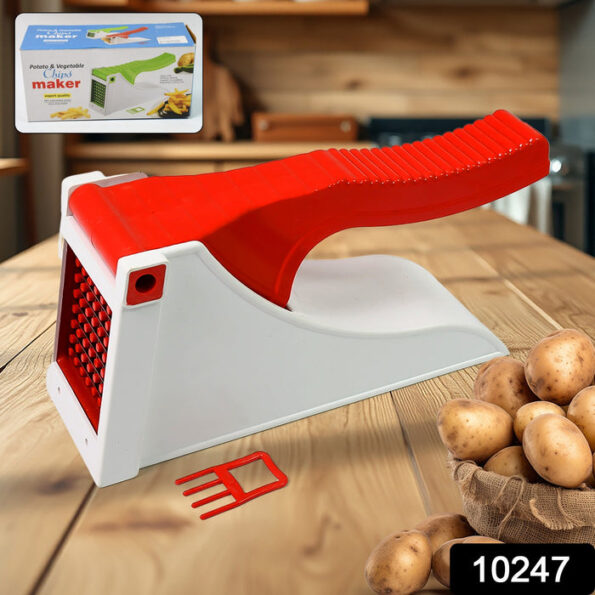 Plastic Potato & Vegetable Chips Maker (1 Pc) 2