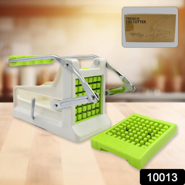 French Fry Cutter, Great with Vegetables, Potato Fries Cutter Professional Vegetable Cutter Stainless Steel Cutter Potato, Onions, Carrots, Cucumbers, Fruits Potato Cutter (1 pc) 2