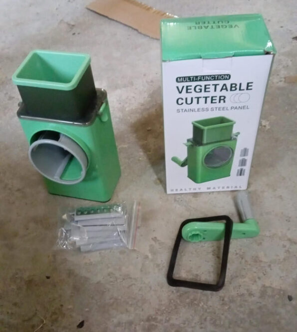 Stainless Steel Vegetable Chopper with 6 Blades – Kitchen Mandoline Slicer 4