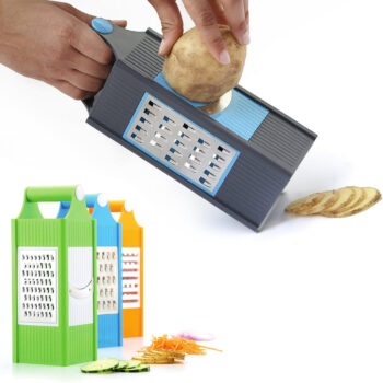 4 In 1 Plastic Vegetable And Fruit Grater And Slicer For Kitchen