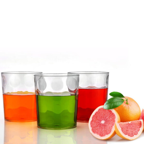 Multi Purpose Unbreakable Drinking Glass (Set of 6 Pieces) (300ml) 5