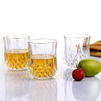 Heavy unbreakable Stylish look fully Transparent Glasses Set 250 ml (6pcs)