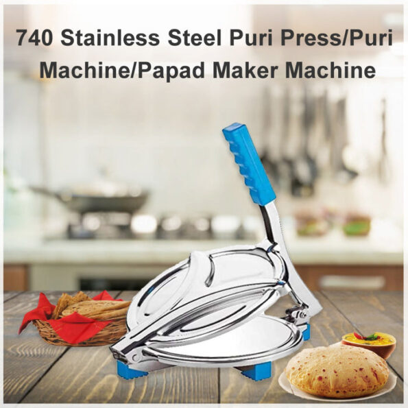Stainless Steel Puri Press / Chapati Machine 3