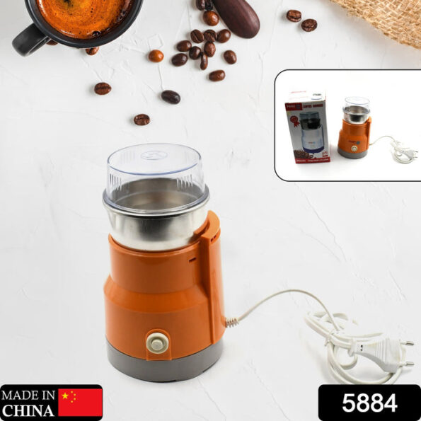 Multi Function Small Food Grinder Grain Grinder, Portable Coffee Bean Seasonings Spices Mill Powder Machine Small Kitchen Appliances for Home and Office 2