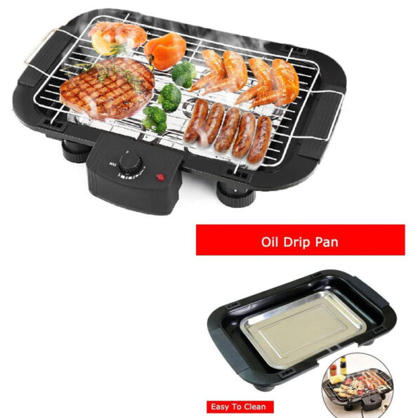 Smokeless Electric Indoor Barbecue Grill, 2000w 3