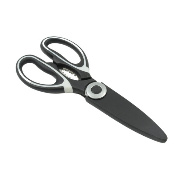 3 in1 Multi-Function Kitchen Household for Vegetables, Fruit, Cheese & Meat Slices with Bottle Opener Stainless Steel Sea Food Scissor (1 Pc ) 5