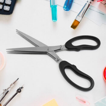 Multifunction Vegetable Stainless Steel Herbs Scissor With 3 Blades (1 Pc) 1
