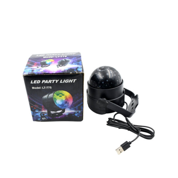DJ Light Party Disco Light for Home Party, Led Disco Ball Colors Pattern & Modes Dancing Light for Room Rotating Bulb Magic Lights for Diwali, Wedding Holiday Party, Party Gift Kids Birthday 4