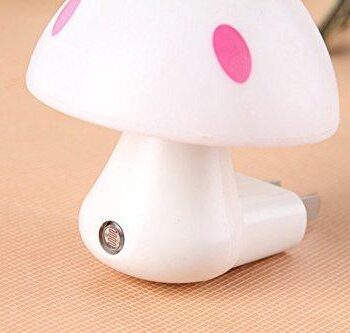 Automatic Night Sensor Mushroom Lamp (0.2 watt, Multicolour)