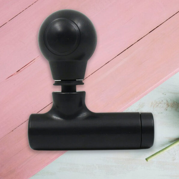 Black Mini Pocket Size Massager, Full Body Massager, Cordless One Button Operation for Body Pain & Relaxation 1