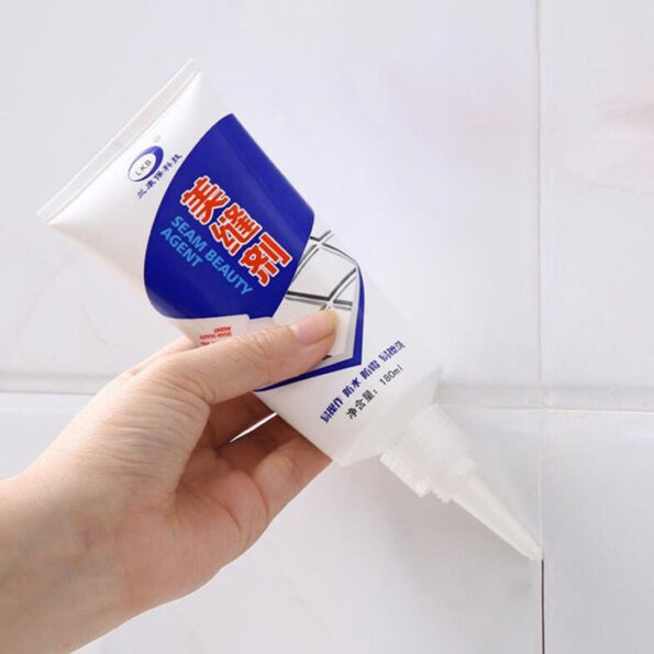 Waterproof Tile Gap / Crack / Grout Filler Water-Resistant Silicone Sealant for DIY Home Sink Gaps / Tiles Gaps / Grouts Repair Filler Tube For Home, Office, Bathroom, Toilets(180 Ml) 6