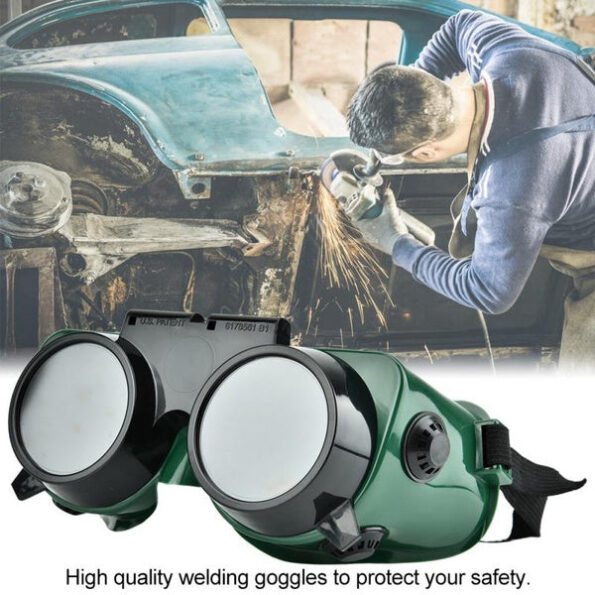 Welding Goggles (Dark Green, Large) 6