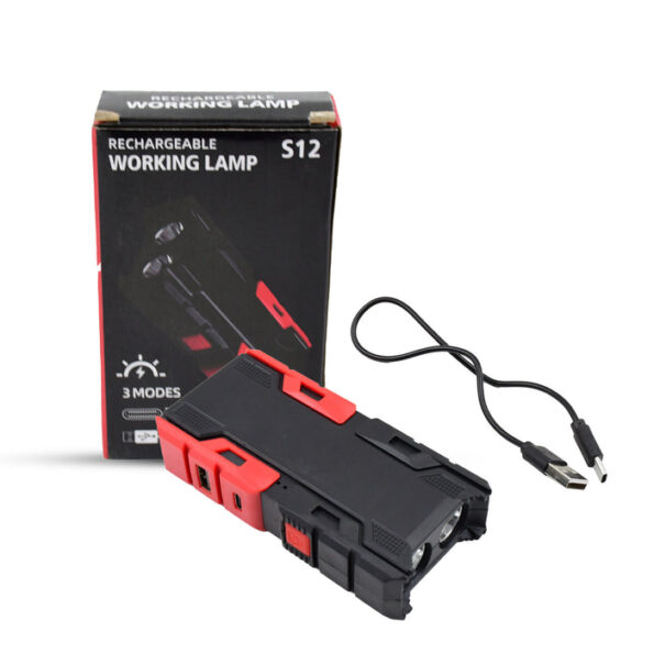 Rechargeable Mini LED Flashlight with Power Bank, 3 Modes (1 Pc) 5