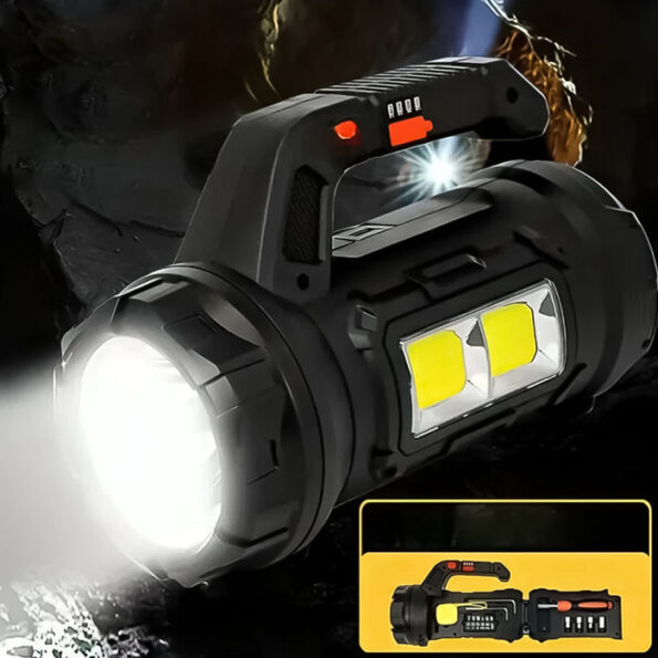 Multi Functional SOS Light With Tool Box, Torchlight (18 W) 3