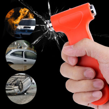 Car Safety Hammer,Emergency and Rescue Tool,Car Window Breaker and Seatbelt Cutter,Safety Hammer Emergency Rescue Tool,Car Window Breaking Seat Belt Cutter (1 Pc) 1