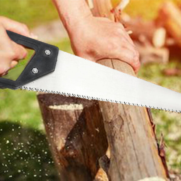 Powerful Hand Saw with Hardened Steel blades 450mm 3