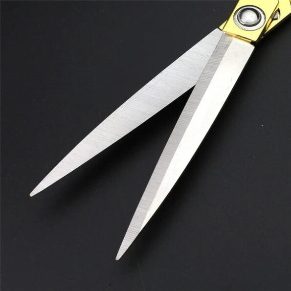Stainless Steel Tailoring Scissor Sharp Cloth Cutting for Professionals (8.5inch) (Golden) 2