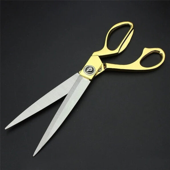 Stainless Steel Tailoring Scissor Sharp Cloth Cutting for Professionals (8.5inch) (Golden) 4