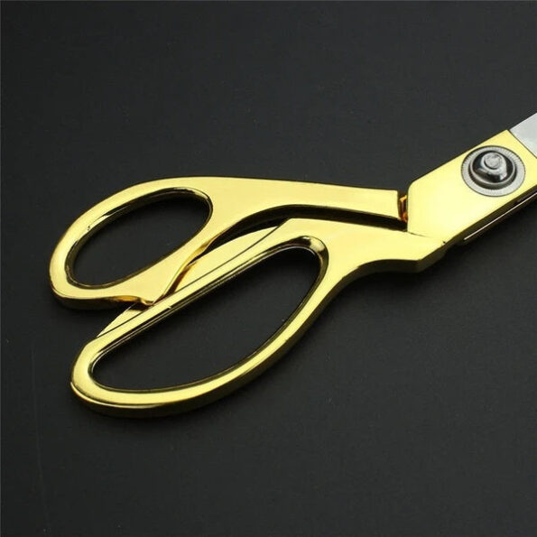 Stainless Steel Tailoring Scissor Sharp Cloth Cutting for Professionals (8.5inch) (Golden) 5