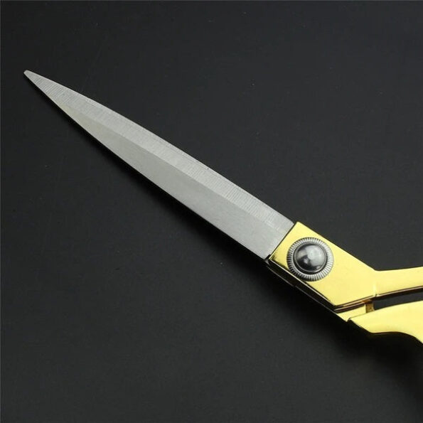 Stainless Steel Tailoring Scissor Sharp Cloth Cutting for Professionals (8.5inch) (Golden) 7