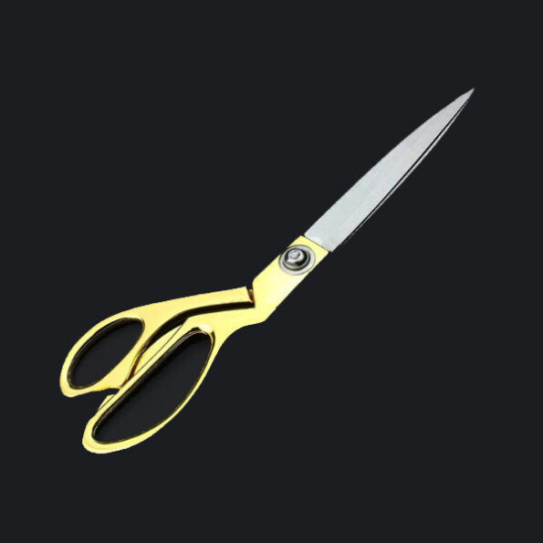 Stainless Steel Tailoring Scissor Sharp Cloth Cutting for Professionals (8.5inch) (Golden) 1
