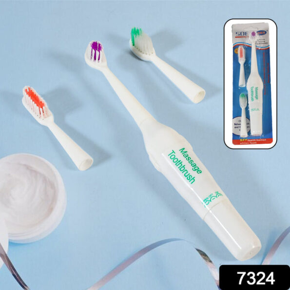 ELECTRIC TOOTHBRUSH FOR ADULTS AND TEENS, ELECTRIC TOOTHBRUSH BATTERY OPERATED DEEP CLEANSING TOOTHBRUSH (Battery Not included) 2