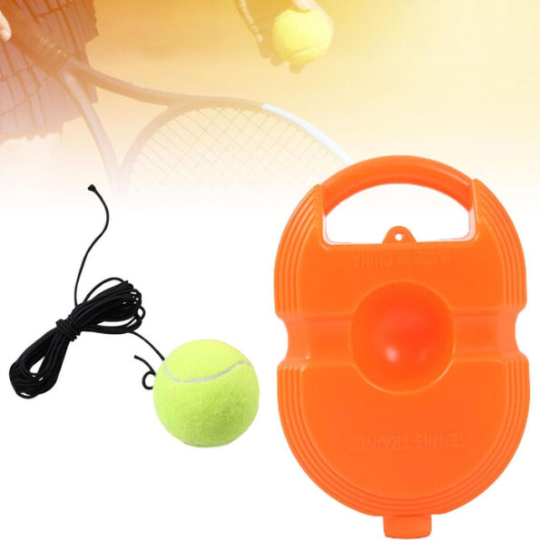 Tennis Trainer Rebound Ball with String, Convenient Tennis Training Gear, Tennis Practice Device Base for Kids Adults 3