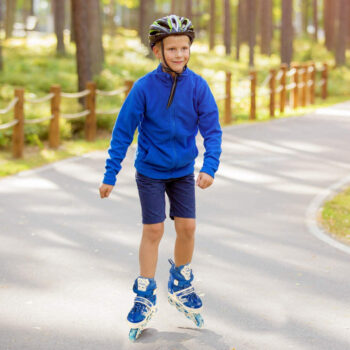 Inline Skates With Led Flashing Light Wheel With Adjustable Length Skate Premium High Quality Skates Pair (Roller Skate , Skating) 1